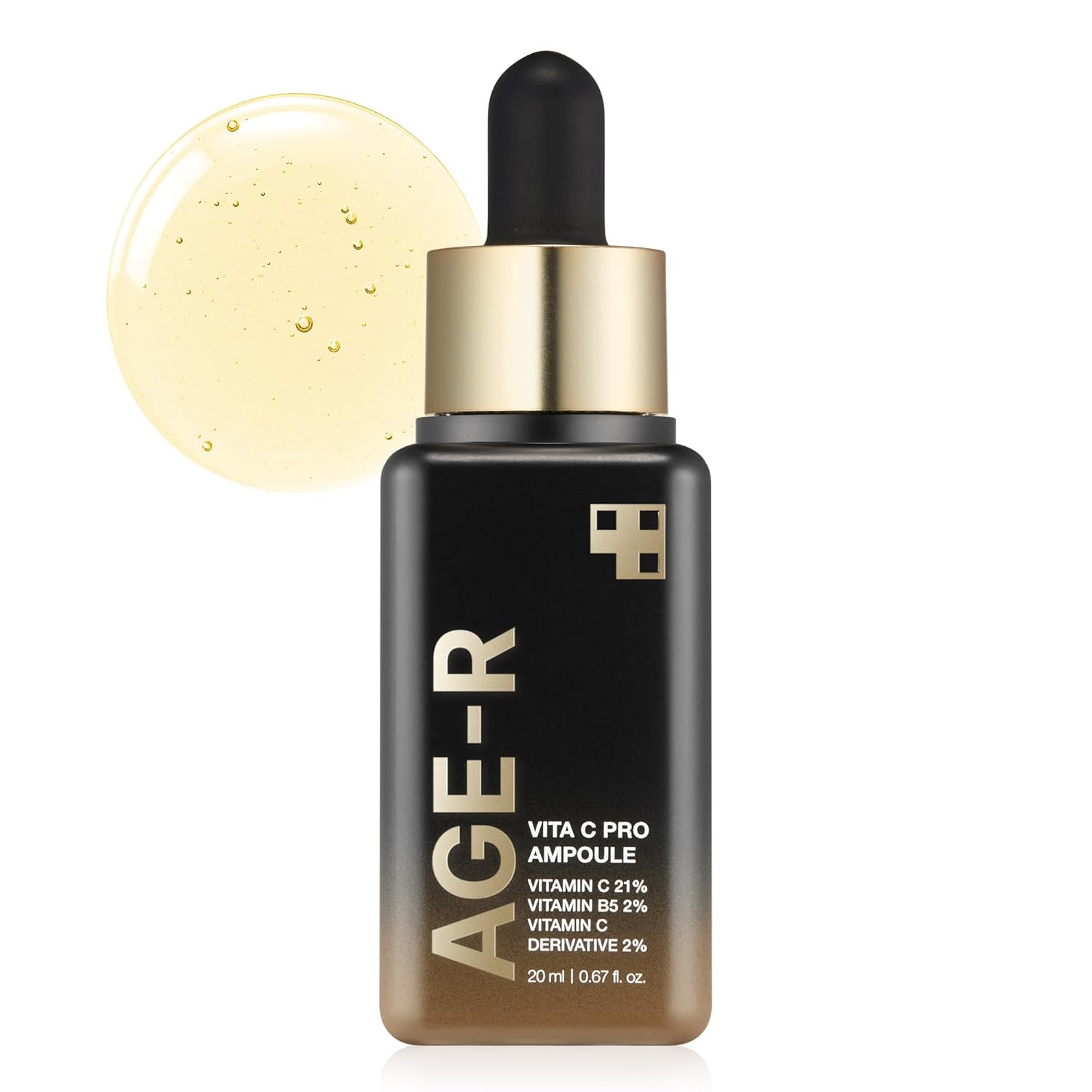 [MediCube]Age-R Vita C Pro Ampoule -Vitamin C Serum for Pigmentation, Uneven Skin Tone, and Hydration - Boost Absorption and Radiance by up to 780% with Age-R Booster Pro