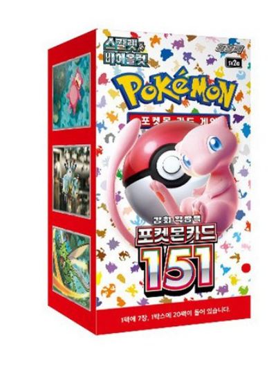 Pokemon Cards “Pokemon 151” sv2a Booster Box Korean Ver