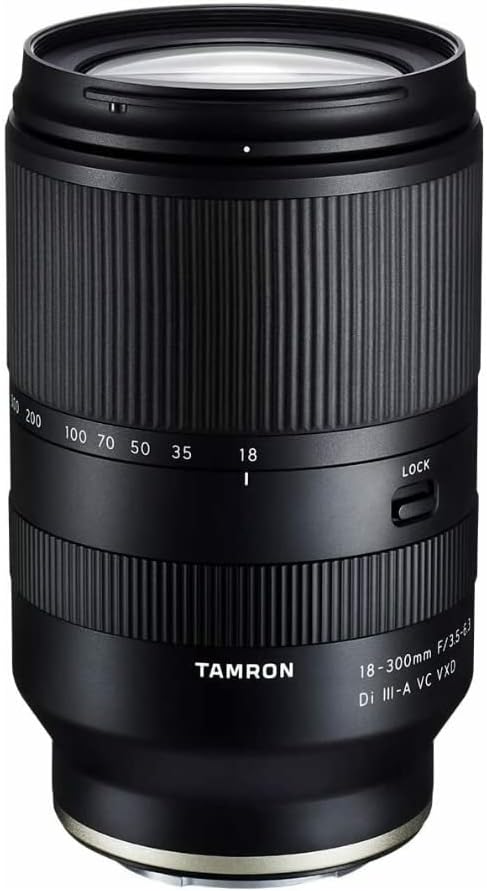 [Tamron] 18-300mm F/3.5-6.3 Di III-A VC VXD Lens for Sony E APS-C Mirrorless Cameras (Black)