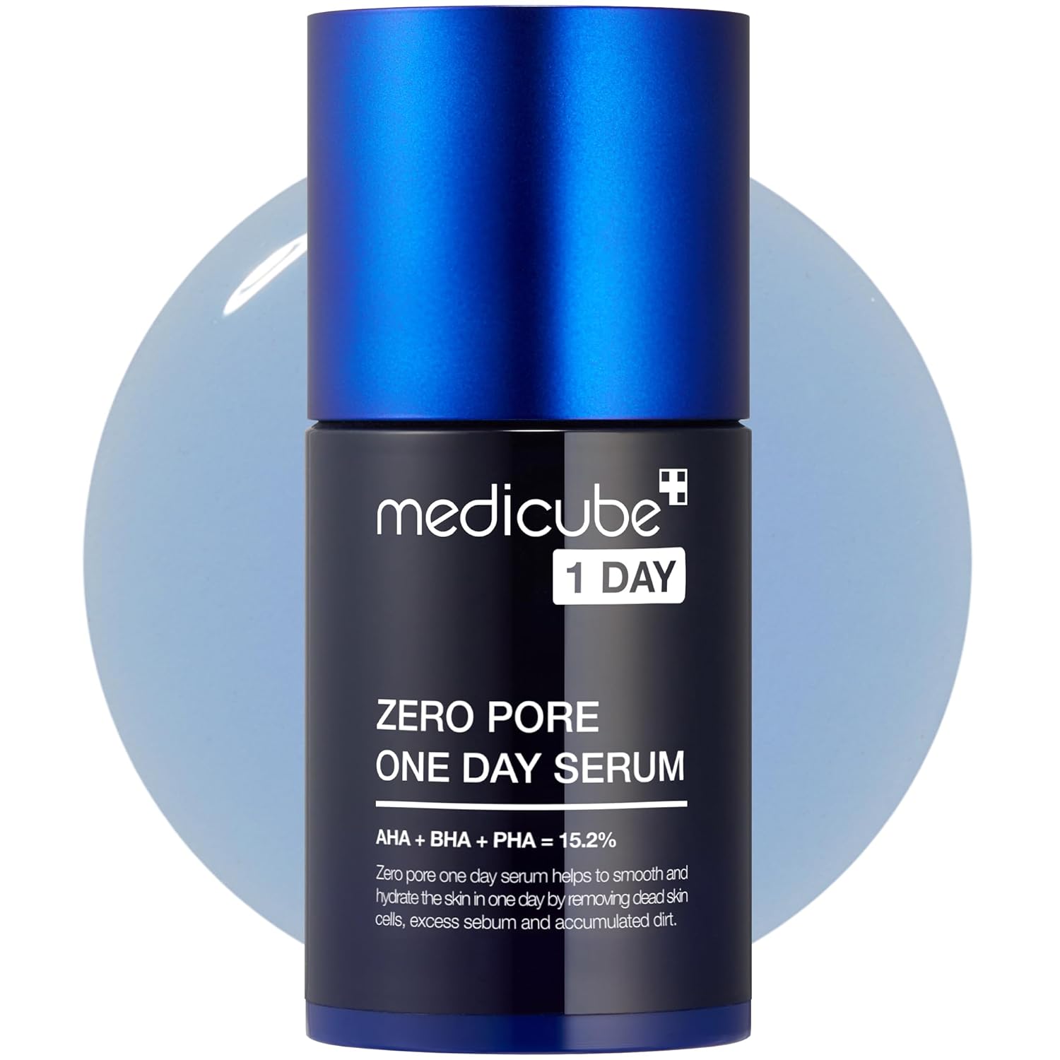 [MediCube] Zero Pore One-day Serum 1.01 fl.oz - Overnight Resurfacing Serum with Pore Tightening Complex - 15.2% AHA+BHA+PHA & 2% Niacinamide - 10.8% reduction in pore appearance after one day of use