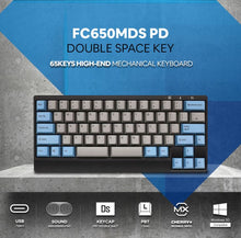 Leopold FC650MDS PD Grey/Blue Korean Clicky (Blue Switch)