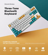 Leopold FC750RBT PD Milk Turquoise Korean Silent Red (Silent Linear Switch)