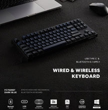 Leopold FC750RBT PD Dark Blue Korean Non-Click (Brown Switch)
