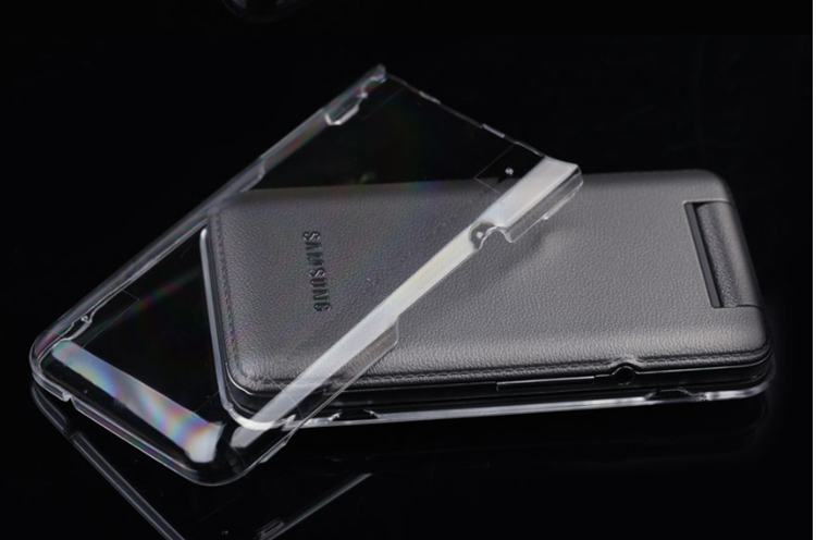Mive Style folder M120 Case clear hard Plastic casing LCD protector film