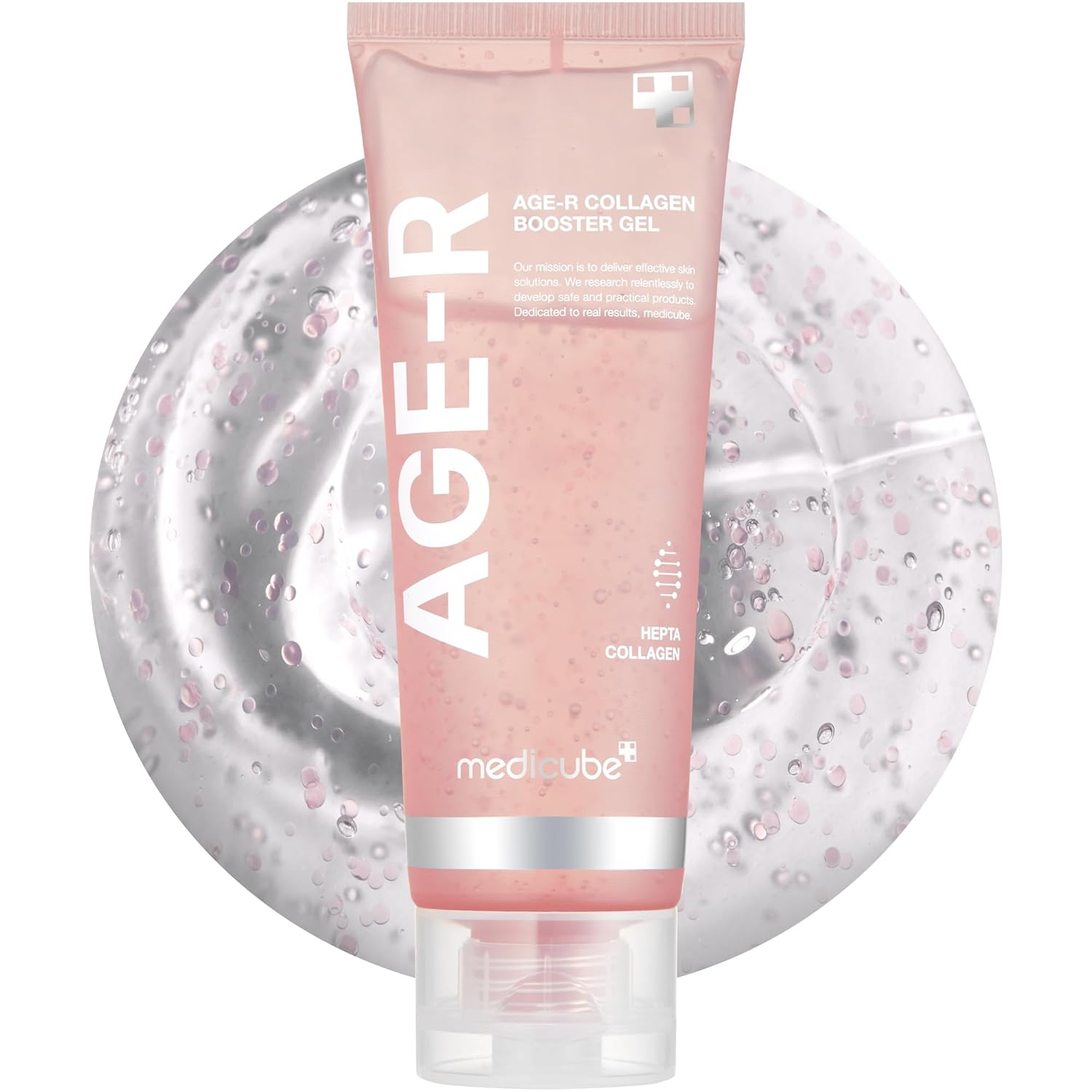 [Medicube] Age-R Collagen Booster Gel Serum for Skin Care Devices - Filled With Collagen Radiance Capsules - Visible Skin Elasticity and Moisturizing Care - Hypoallergenic Korean Skin Care