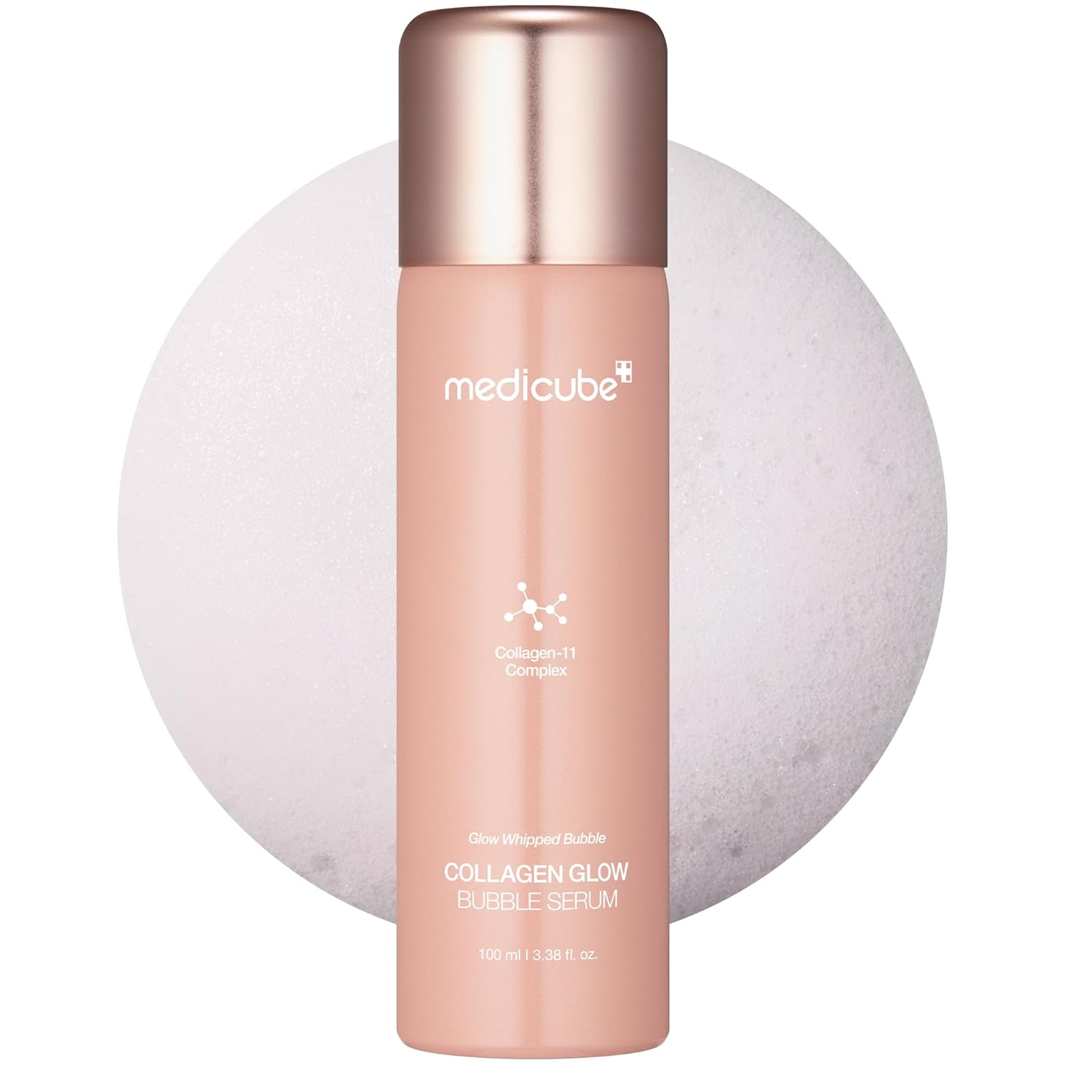 [Medicube] Collagen Glow Bubble Serum - Fast-absorbing bubble-type serum that gives you 24h Glow & Lifted Look - Korean skincare