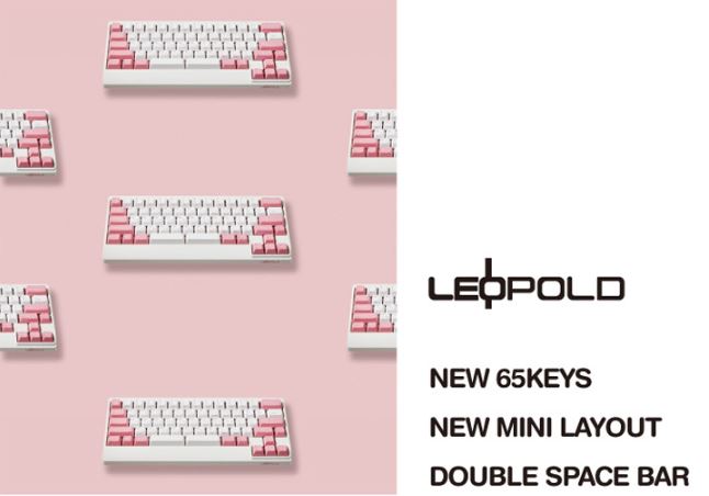 Leopold FC650MDS PD Light Pink Korean Linear (Red Switch)