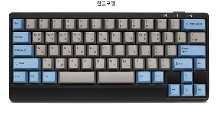 Leopold FC650MDS PD Grey/Blue Korean Clicky (Blue Switch)