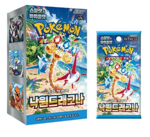Pokemon Cards “Paradise Dragona” sv7a Booster Box Korean Ver