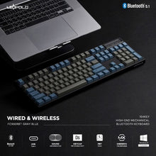 Leopold FC900RBT MX2A Grey Blue Korean Silent Red (Silent Linear Switch)
