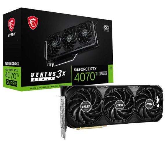 [MSI] GeForce RTX 4070 Ti SUPER Ventus 3X OC D6X 16GB