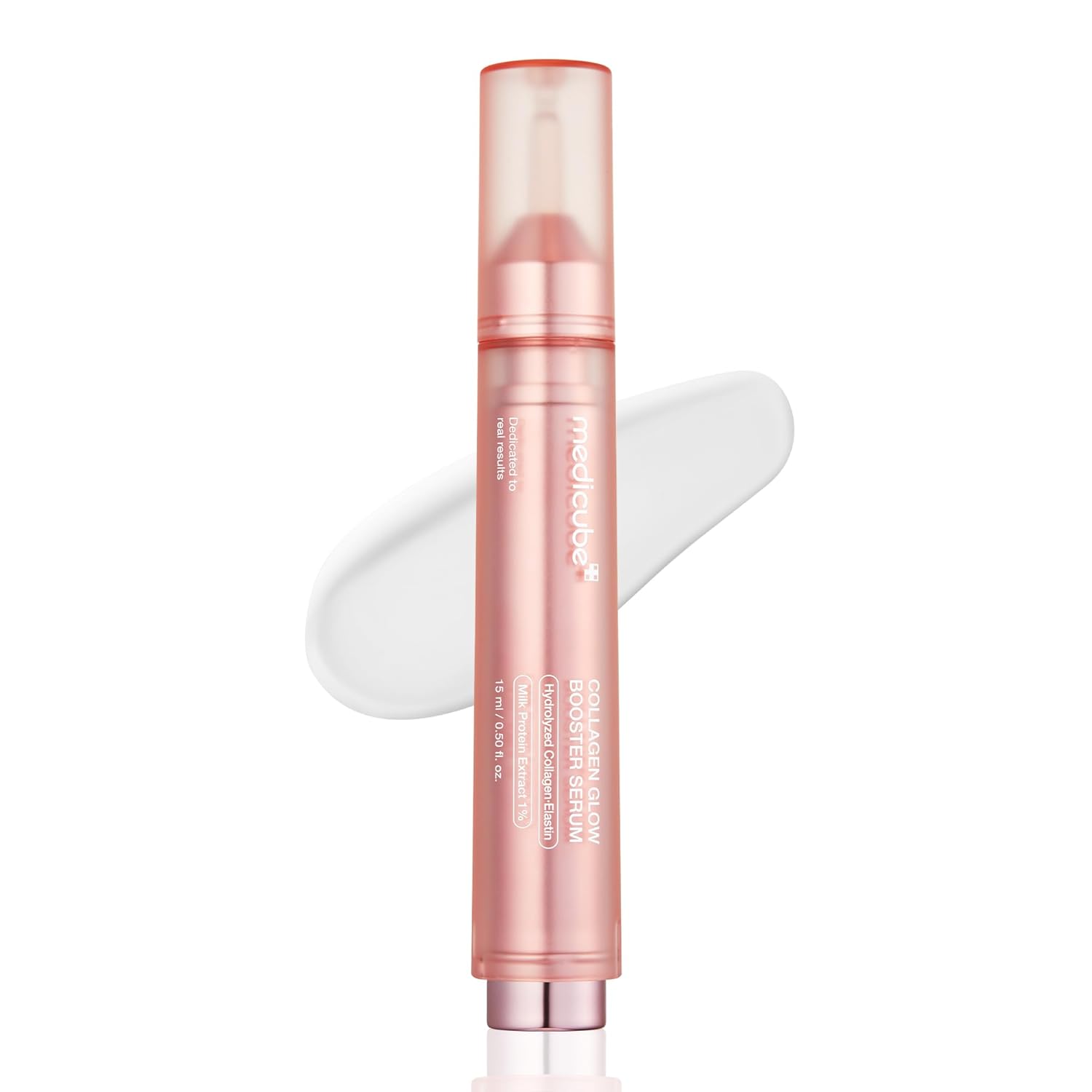 [Medicube] Collagen Glow Booster Milk Serum - Twist & Click - Radiance & Hydration with Niacinamide, Milk Protein Extract, Hydrolyzed Collagen - Illuminates & Firms Skin - Korean Skin Care, 1.69 oz