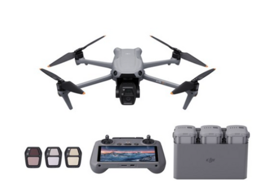 DJI Air 3S Fly More Combo Camera Drone (DJI RC 2 + 3 Batteries) No Tariffs In US