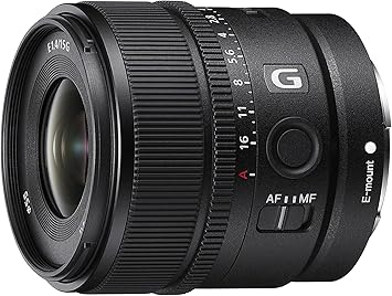 [Sony E] 15mm F1.4 G APS-C Large-Aperture Wide-Angle G Lens SEL15F14G