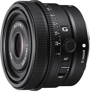[Sony FE] 40mm F2.5 G Full-Frame Ultra-Compact G Lens