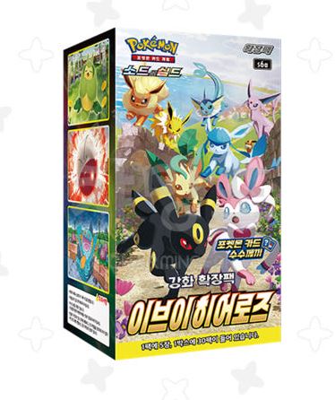 Pokemon Cards “Eevee Heroes” Booster Box s6a Korean Ver