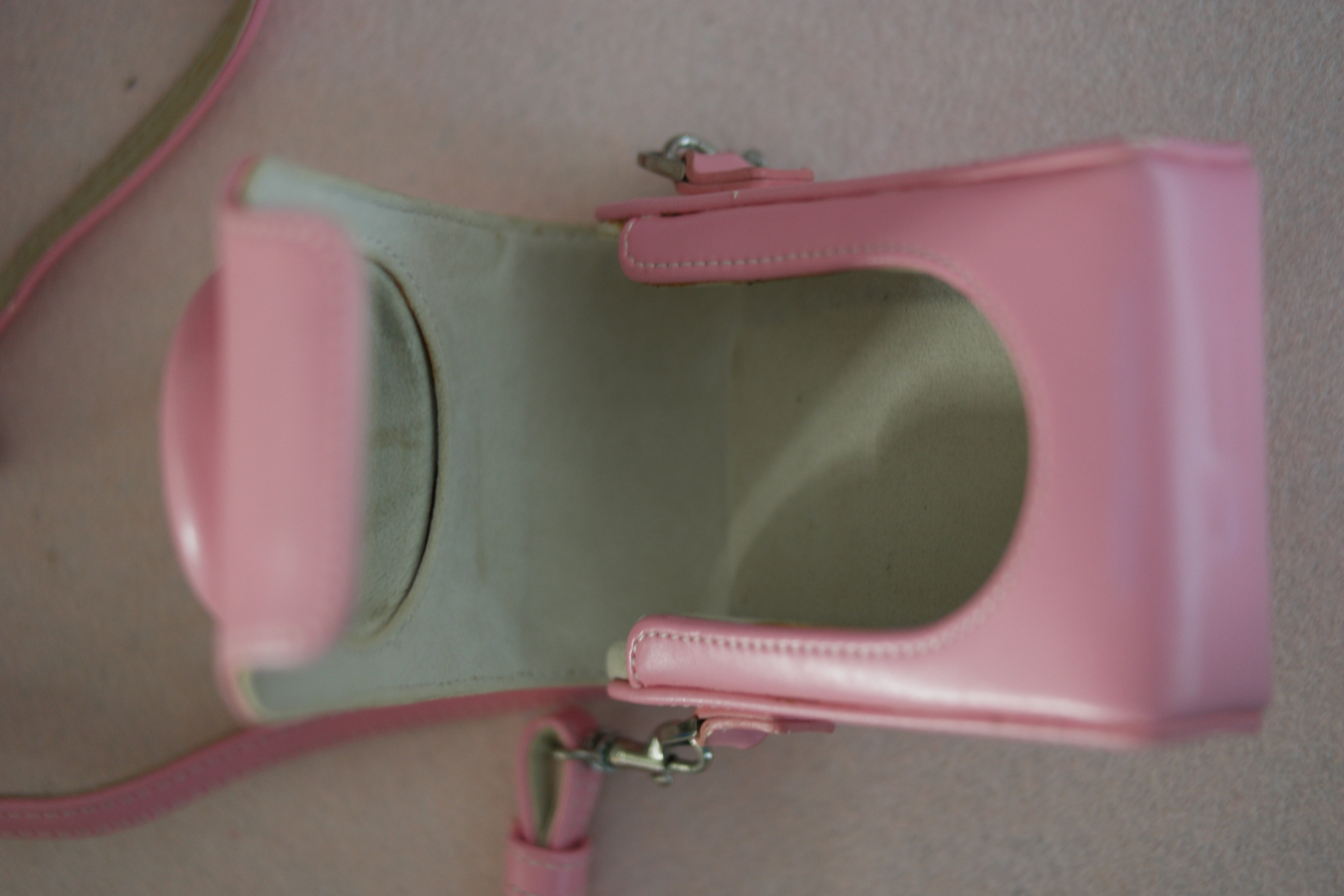 Digital mirrorless camera hard leather_case(Pink)