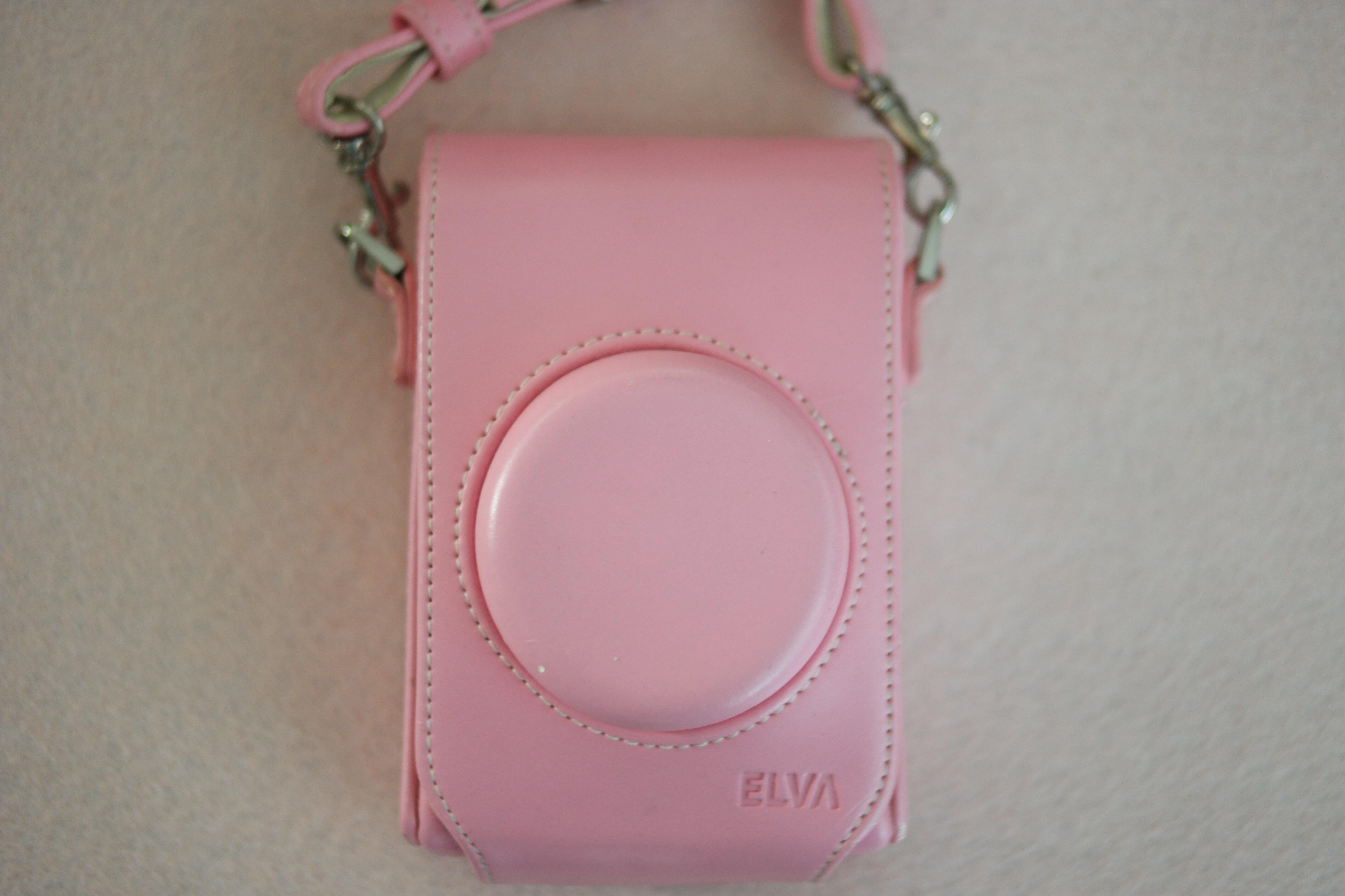 Digital mirrorless camera hard leather_case(Pink)