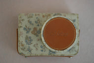 Digital mirrorless camera leather hard case(Flower)