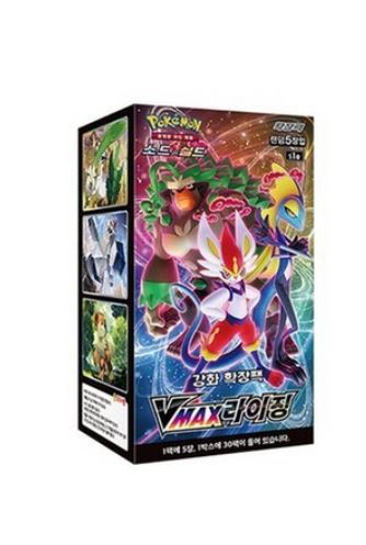 Pokemon Cards Sword & Shield “VMAX RISING” Booster Box s1a Korean Ver