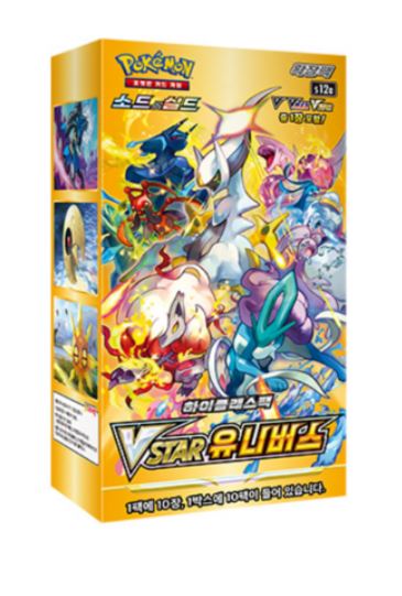 Pokemon Cards “VSTAR Universe” s12a Booster Box Korean Ver