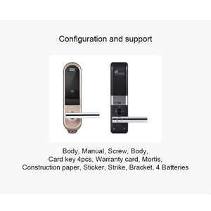 Gateman CURVY100-FH Smart Digital Handle Door Lock Button Type