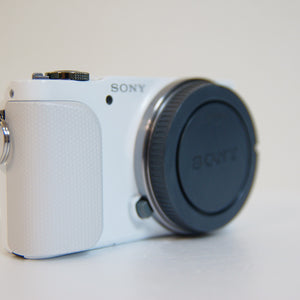 Sony Nex-3N Mirrorless Digital Slr Camera White color Body (No battery&No Lens)