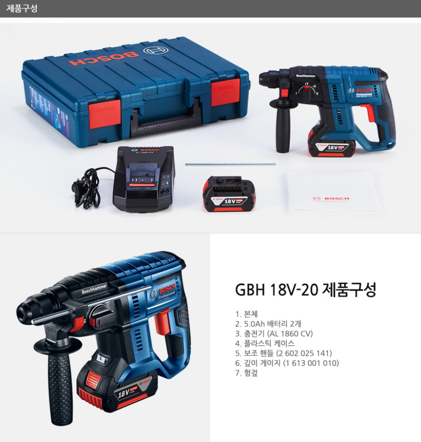 BOSCH GBH 18V-20 SDS Plus Hammer Drill