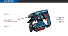 BOSCH GBH 36V-EC COMPACT PROFESSIONAL CORDLESS ROTARY HAMMER WITH SDS PLUS
