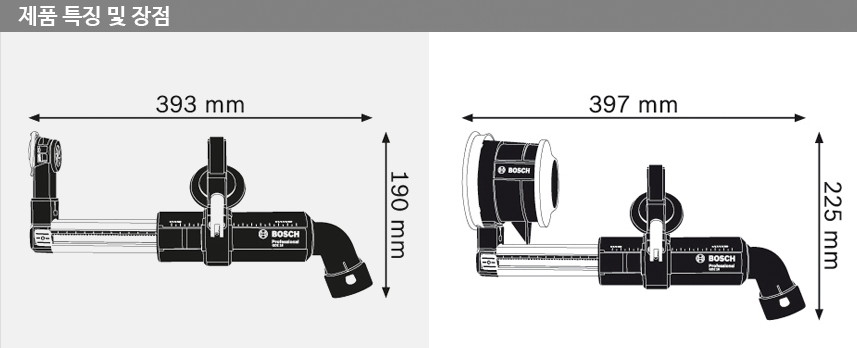 BOSCH GDE16 PLUS PROFESSIONAL SYSTEM ACCESSORIES