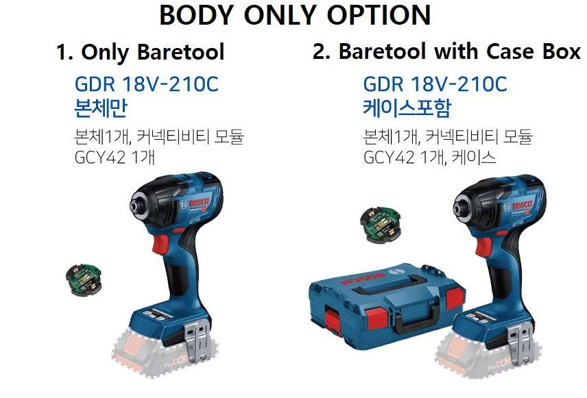 BOSCH GDR 18V-210 C PROFESSIONAL CORDLESS IMPACT DRIVER