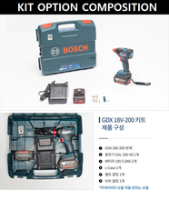 BOSCH GDX 18V-200 PROFESSIONAL CORDLESS IMPACT DRIVER/WRENCH