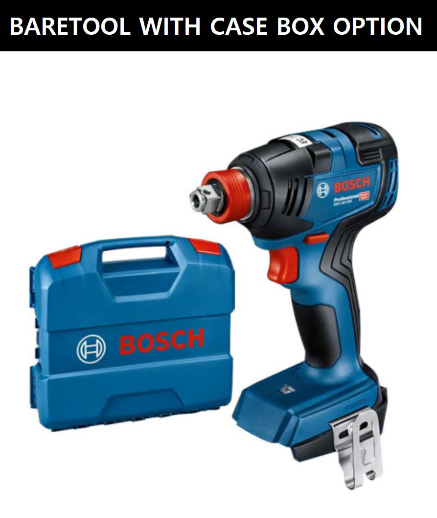 BOSCH GDX 18V-200 PROFESSIONAL CORDLESS IMPACT DRIVER/WRENCH