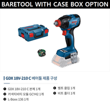 BOSCH GDX 18V-210 C PROFESSIONAL CORDLESS IMPACT DRIVER/WRENCH