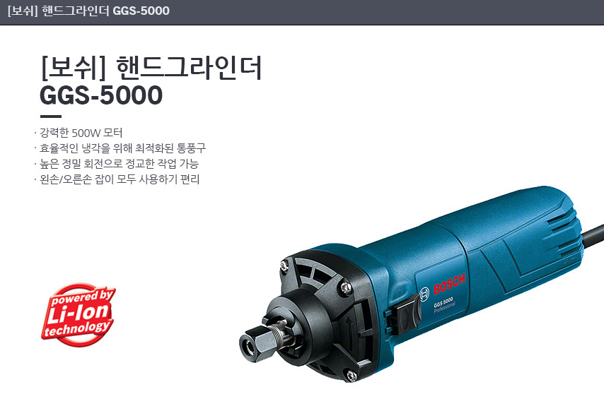 BOSCH GGS 5000 / GGS 5000 L PROFESSIONAL STRAIGHT GRINDER *BARETOOL*