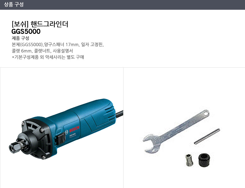 BOSCH GGS 5000 / GGS 5000 L PROFESSIONAL STRAIGHT GRINDER *BARETOOL*