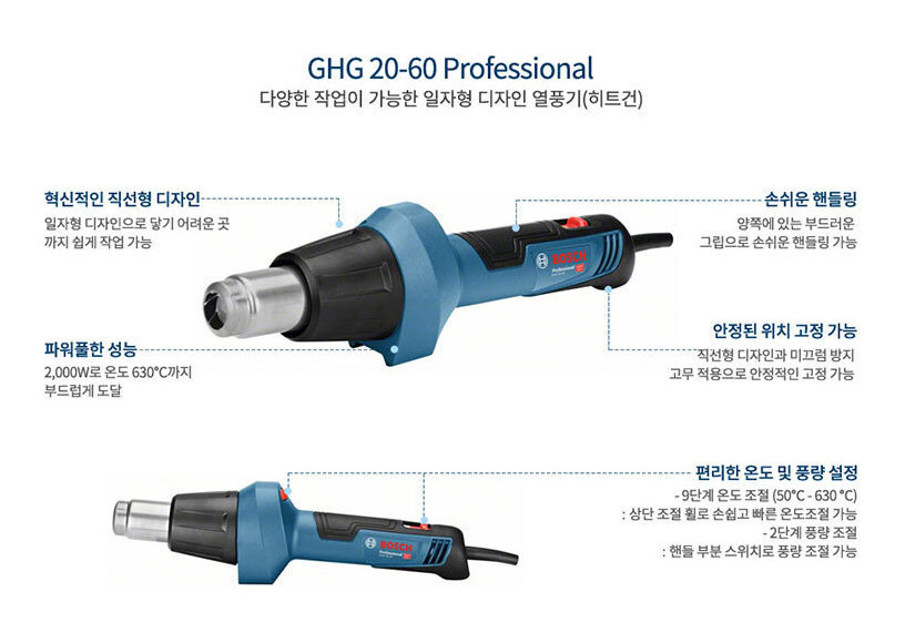 BOSCH GHG 20-60  PROFESSIONAL HEAT GUN