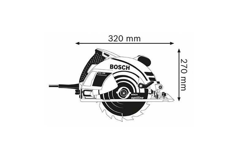 BOSCH GKS 190 PROFESSIONAL HAND-HELD CIRCULAR SAW