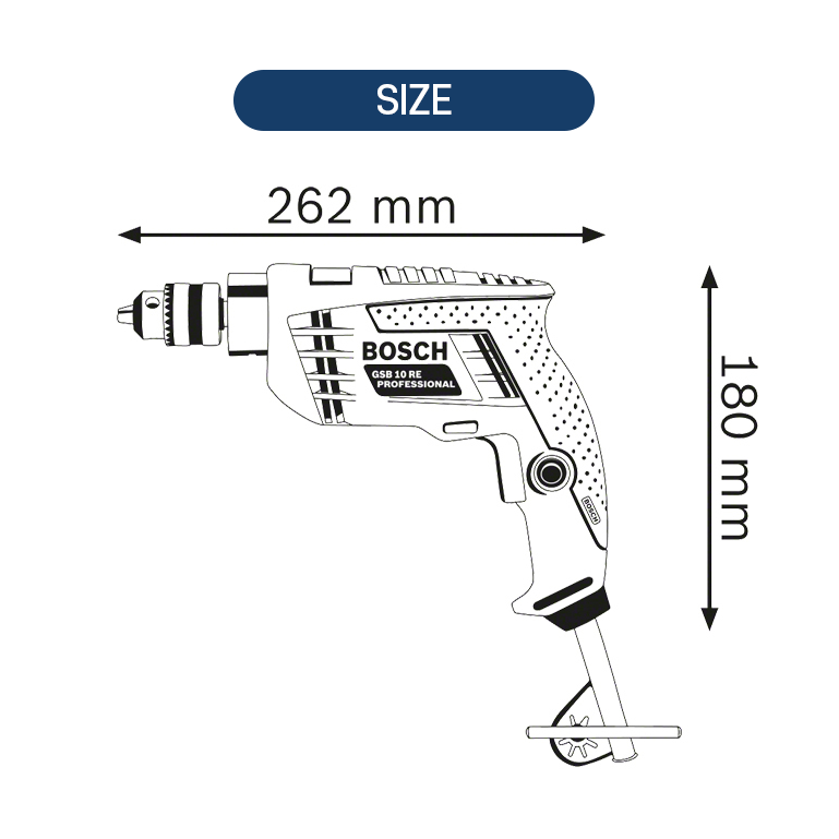 BOSCH GSB 10 RE PROFESSIONAL IMPACT DRILL