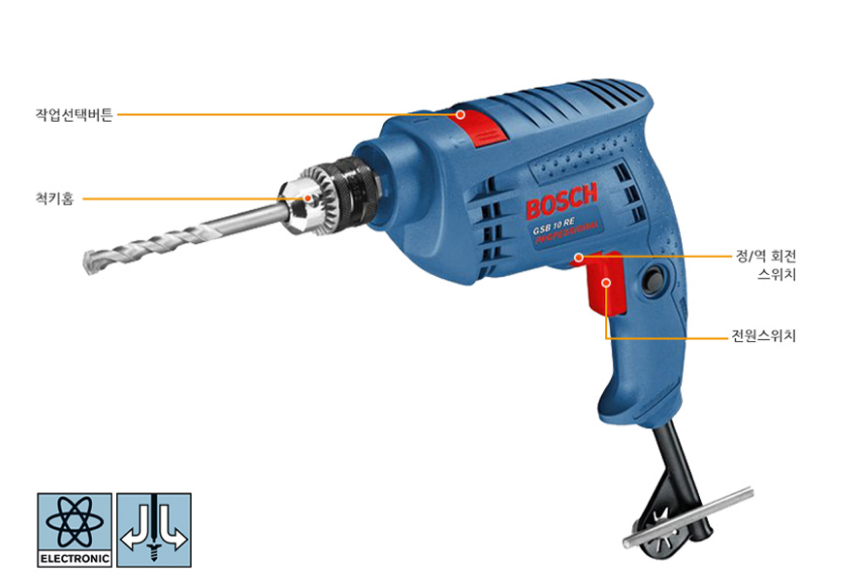 BOSCH GSB 10 RE PROFESSIONAL IMPACT DRILL