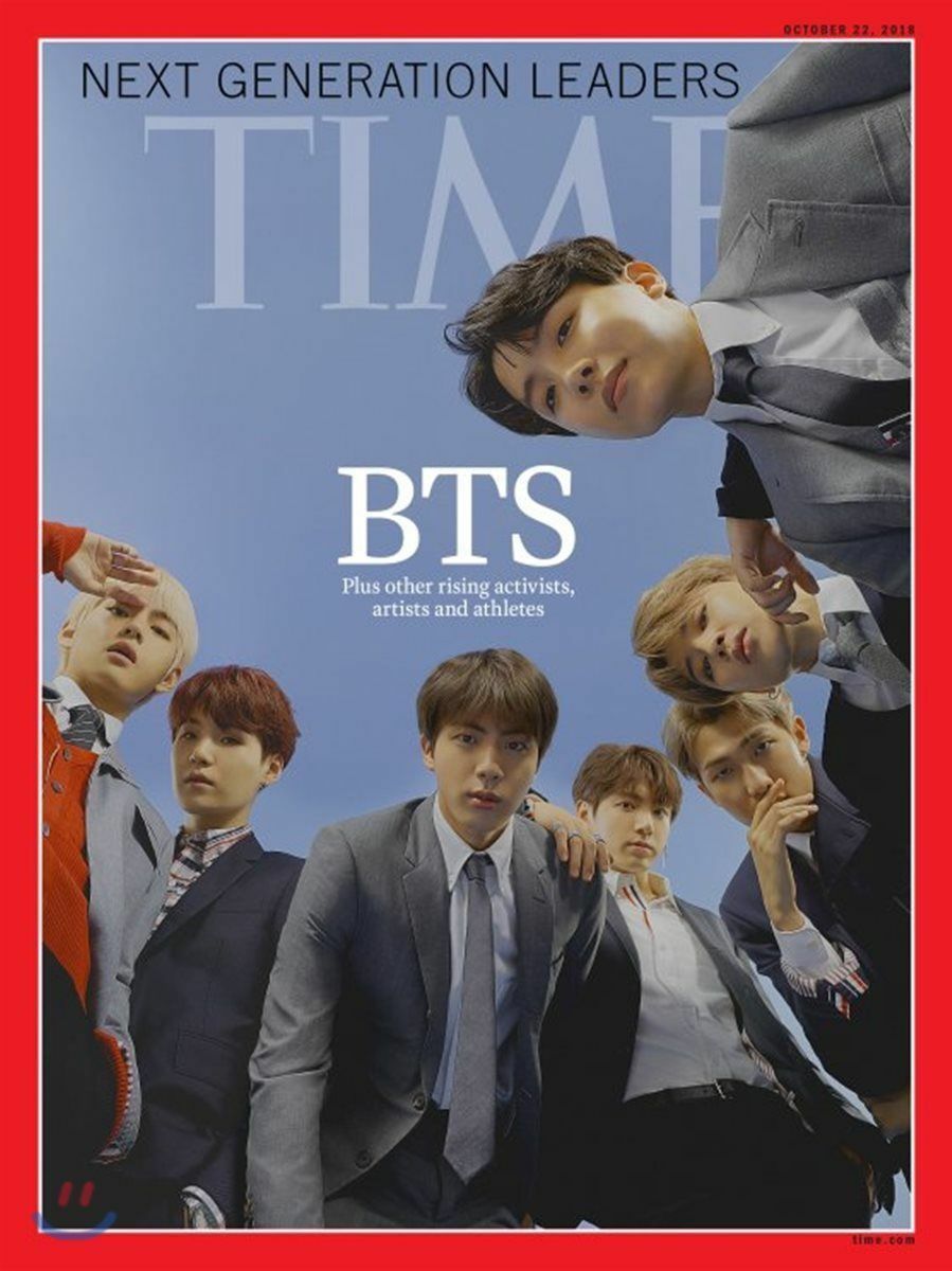 [ Poster Only] BTS Time Asia Edition Coverman October 2018 Cover BT21
