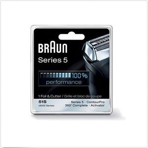 Braun Series 5 51S Foil & Cutter Replacement Head Silver