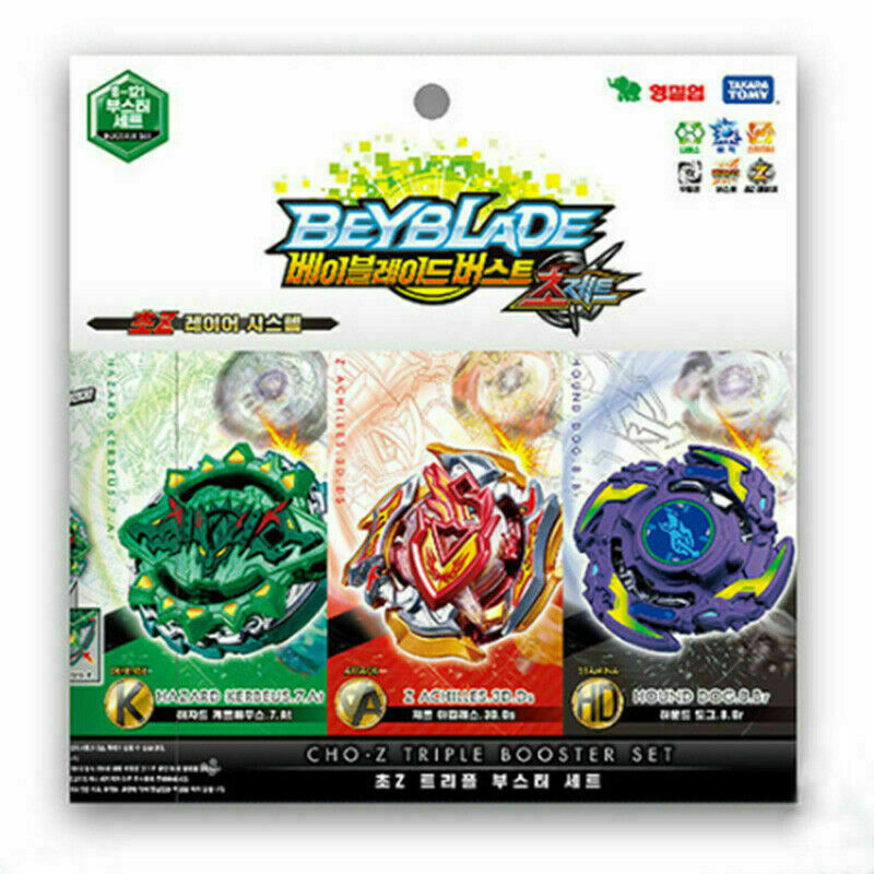 [Takara Tomy] Beyblade Burst B-121 Cho-Z Triple Booster Set Authentic