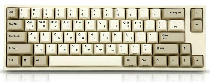 Leopold FC660M PD Mechanical Keyboard Cherry MX Double PBT White twotone Kor&Eng