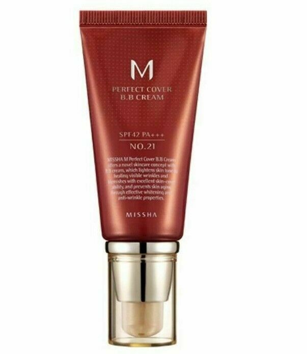 [Missha] M Perfect Cover BB Cream 50ml SPF42 PA+++ #21 Light Beige
