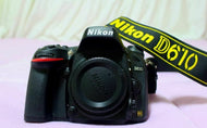 Nikon D610 24.3 MP CMOS FX-Format DSLR Camera (Body Only) Displayed