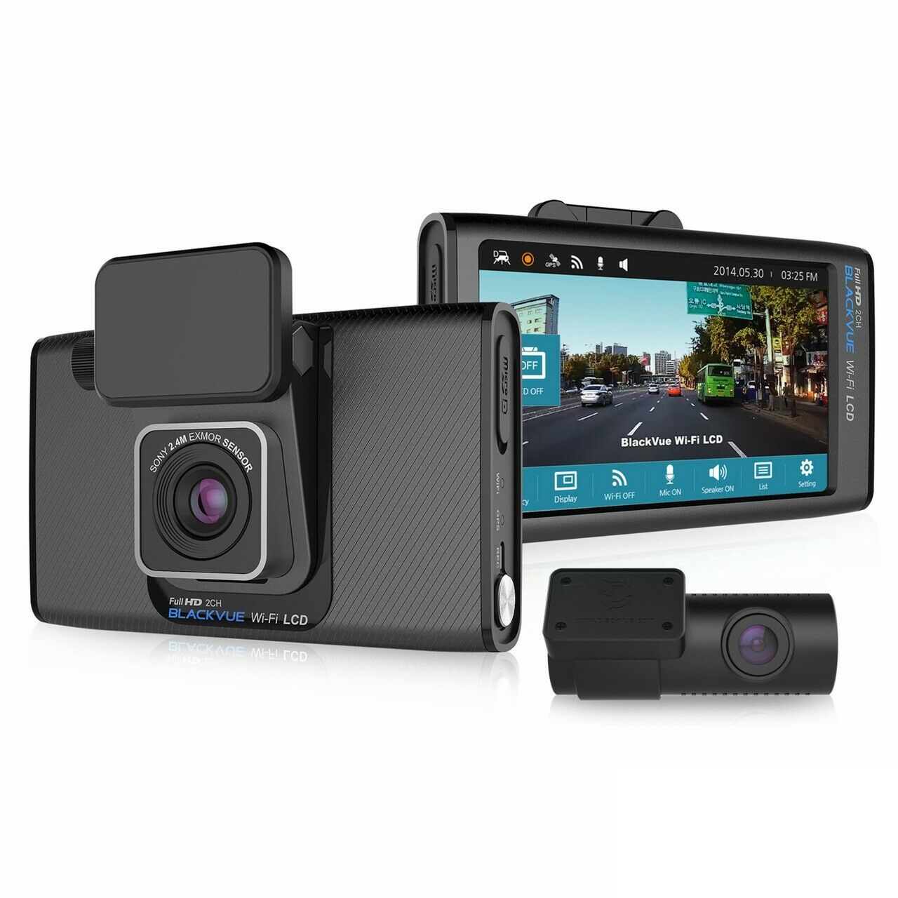 BLACKVUE DR750LW-2CH (FRONT+REAR) VEHICLE DASH CAMERA / GPS-UNIT (NO SD CARD)