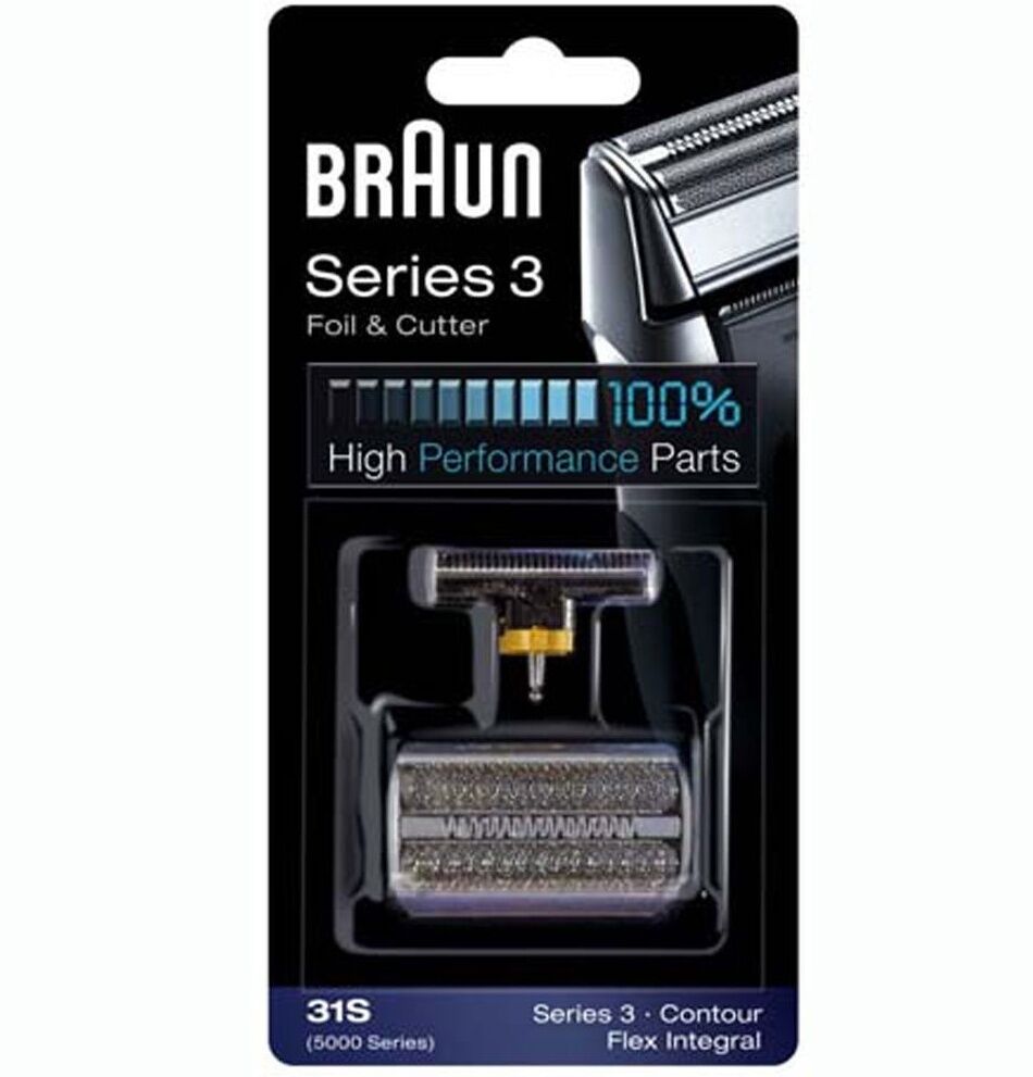 Braun 31S [5000 Series] Replacement Foil/Cutter Fits Series 3 Contour Flex