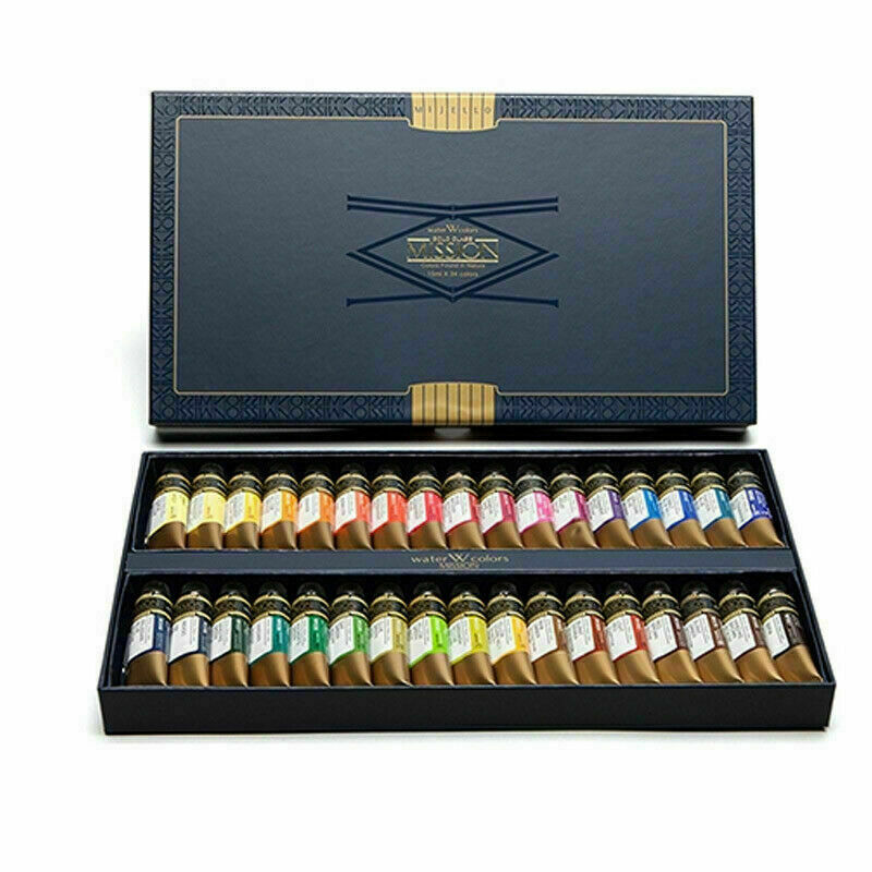 [Mijello] MWC-1534 Mission Gold Class Watercolor Paints 15ml X 34 Color
