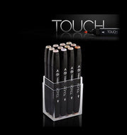 ShinHan Art TOUCH TWIN 12 Marker Set Twin tips - 12 SKIN TONES